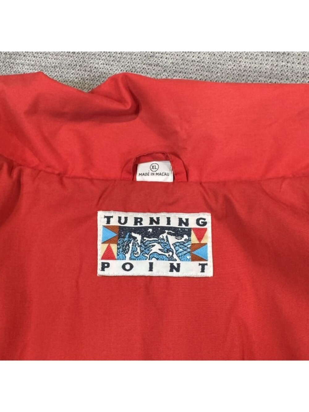Vintage Turning Point Grasshopper Your Next Mower Jacket Size XL Black Red Pocke - Picture 8 of 16